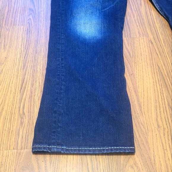 Silver Jeans Santorini Dark Wash Cropped Denim W30 L25 B33 - Picture 2 of 12